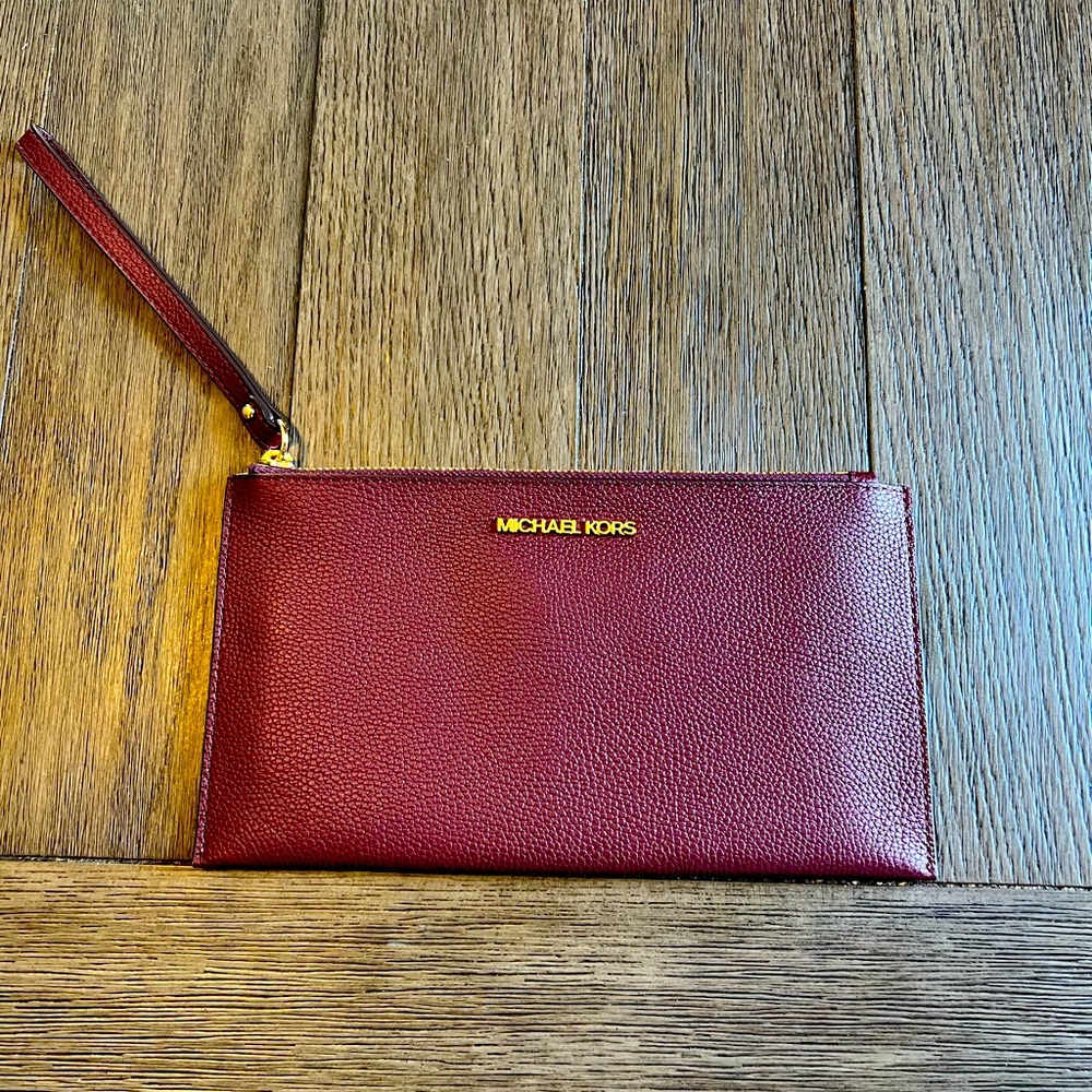 Michael Kors Leather Wristlet